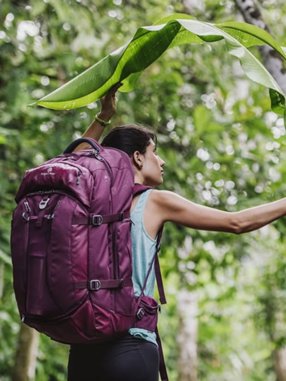 Eagle Creek Women's Plum Travel Backpack 40L Opens Like Suitcase